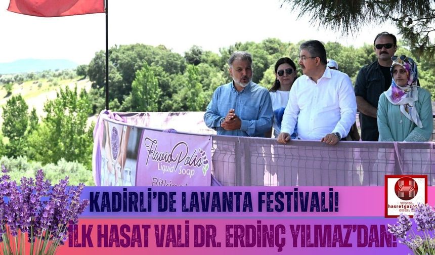 Bekereci Köyü Lavanta Festivali’yle Göz Kamaştırdı! Vali Yılmaz İlk Hasadı Yaptı!