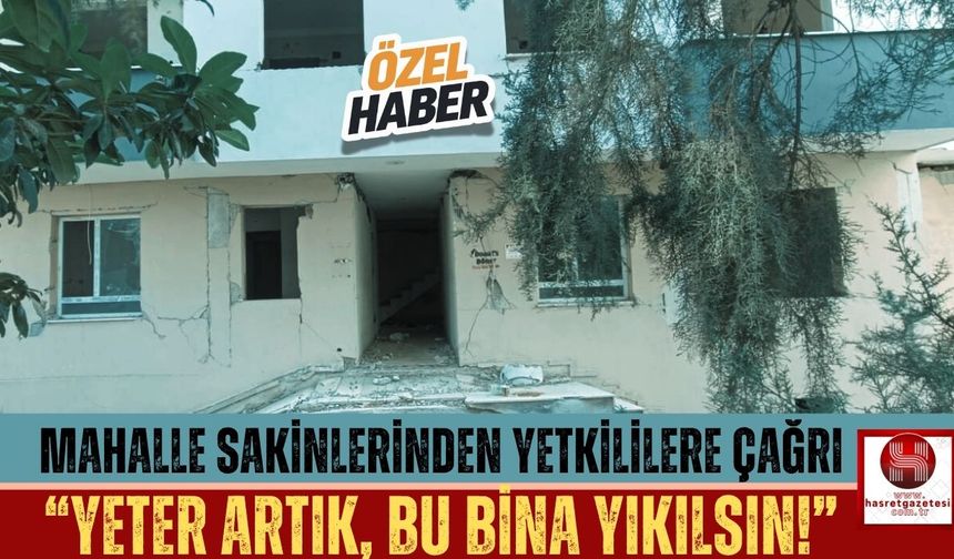 Depremde Hasar Alan Binayı Madde Bağımlıları Kullanıyor