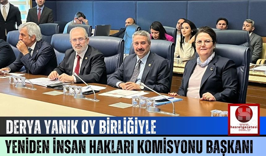Derya Yanık Yeniden TBMM İnsan Haklarını İnceleme Komisyonu Başkanı Oldu