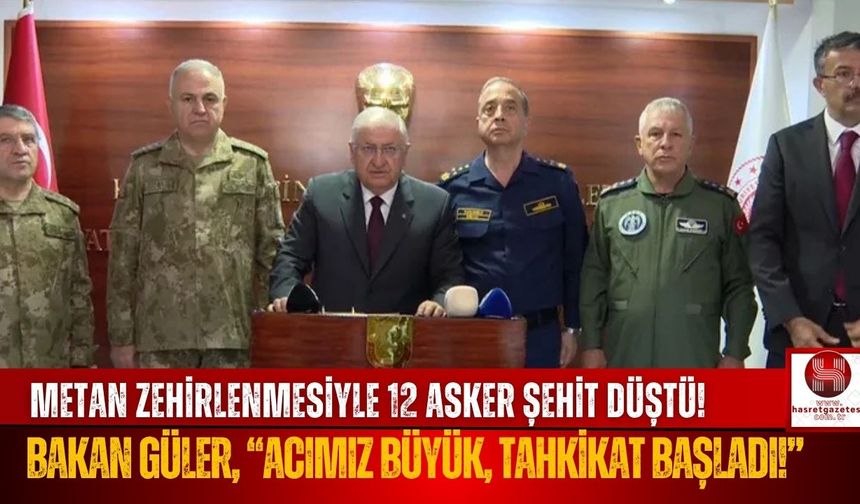 Milli Savunma Bakanı Yaşar Güler'den Flaş Açıklama!