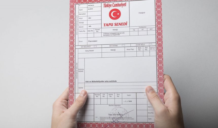Tapuda milyonları ilgilendiren detay ortaya çıktı: Hisseli arsa sahiplerine süre uyarısı