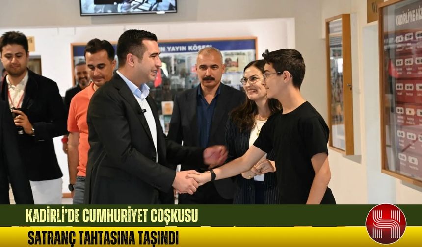 Kadirli’de Cumhuriyet Coşkusu Satranç Tahtasına Taşındı