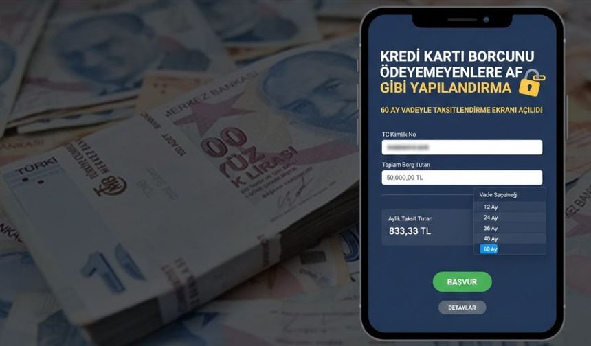 Asgari Ödeme Çilesine Son! Kredi Kartı Borçlularına Af Gibi 60 Ay Vade Ekranı Erişime Açıldı