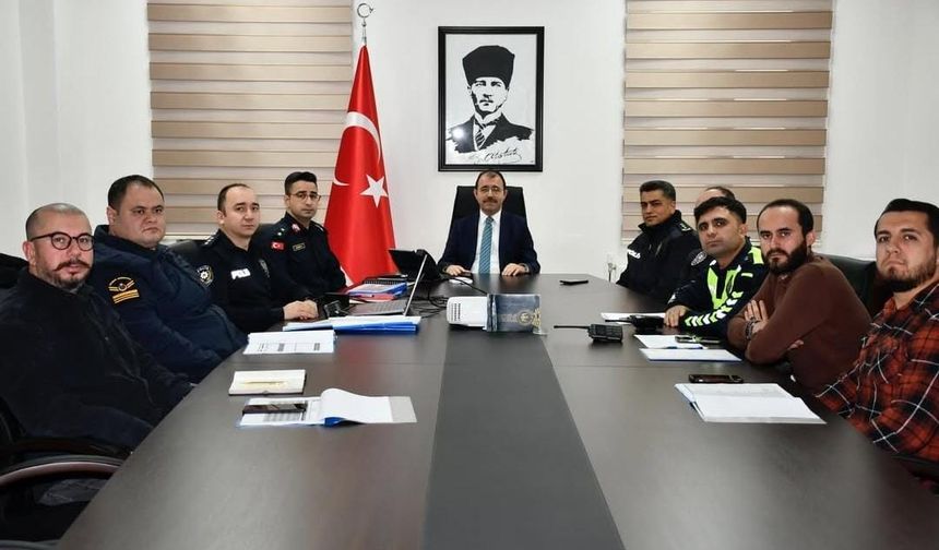 Kadirli’de 2025 Asayiş ve Güvenlik Masaya Yatırıldı
