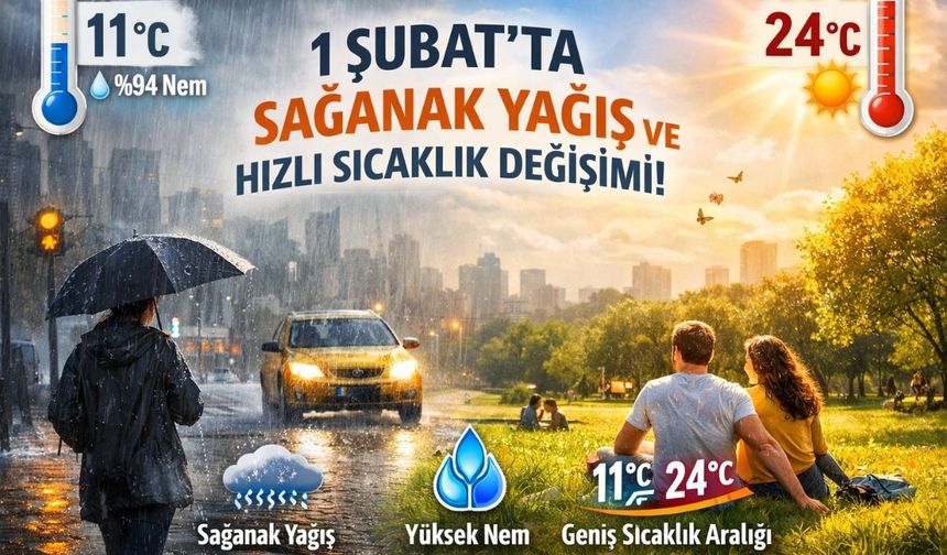 1 Şubat’ta Mevsimler Yarışıyor: Hem Bahar Hem Kış Kapıda!