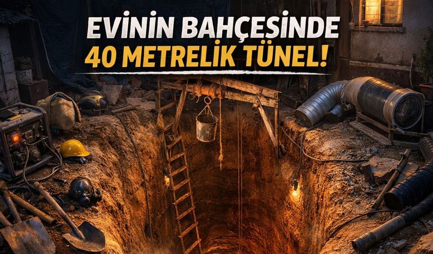 Define Uğruna Yerin Altına Şehir Kurmuş: 40 Metre Derinlik, Havalandırma Sistemi ve Vinç... 2 Yıl Boyunca Fark Edilmedi!