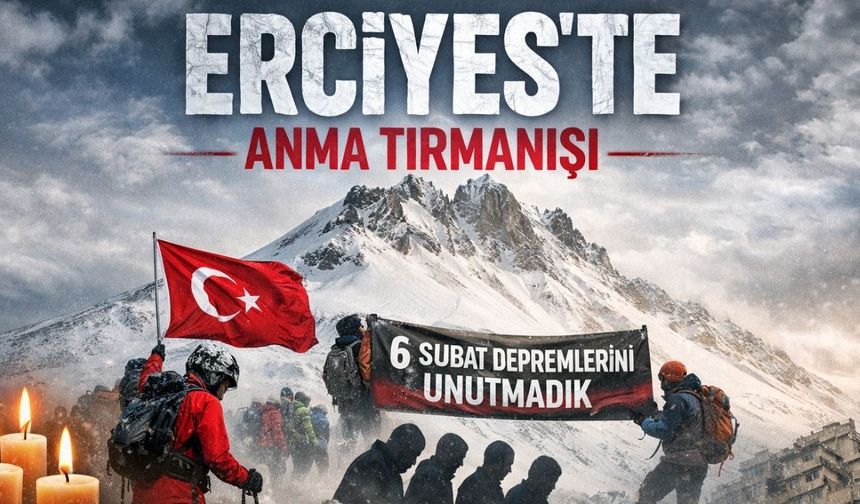 Depremzede Dağcılar Erciyes’e Tırmandı: "Acımız Zirve Kadar Büyük"