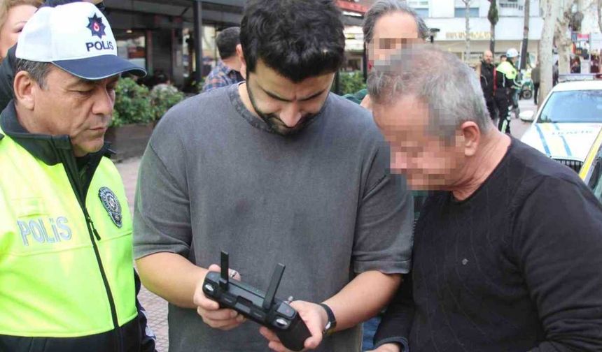 Dronla takip edilen sürücülere 159 bin TL ceza
