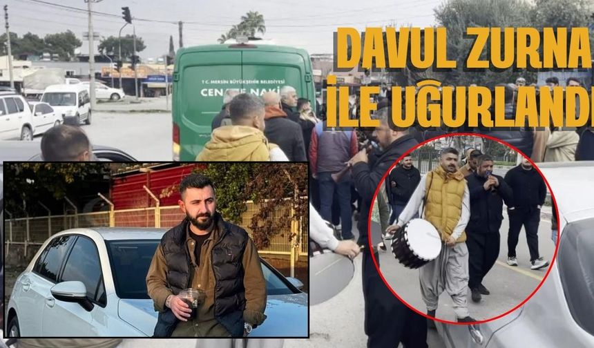 Kazada ölen genç davul zurnayla uğurlandı!