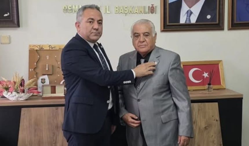 Osmaniye Siyasetinde Dikkat Çeken Katılım, Emekli Kaymakam İYİ Parti Saflarında
