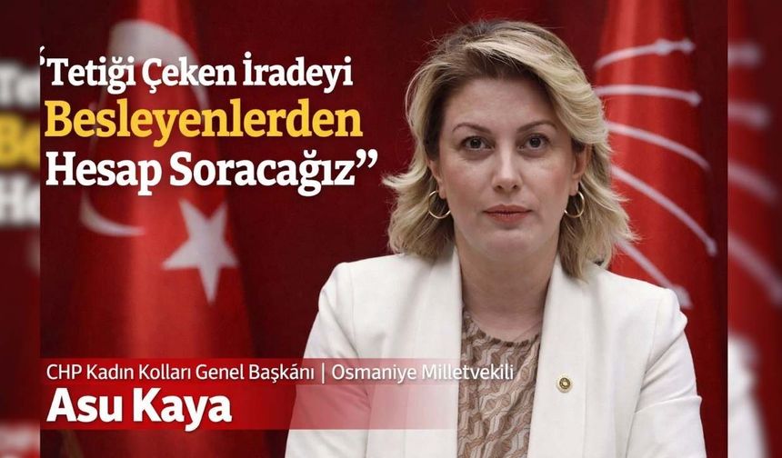 Osmaniye’de Kadın Cinayeti: CHP Kadın Kolları Genel Başkanı’ndan Sert Tepki