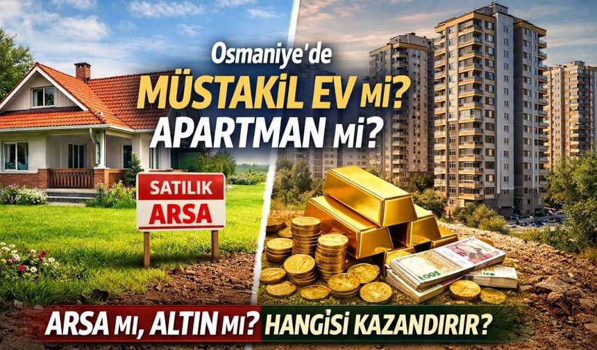 Osmaniye’de Konut Tercihi Sil Baştan: Apartman mı, Müstakil mi?