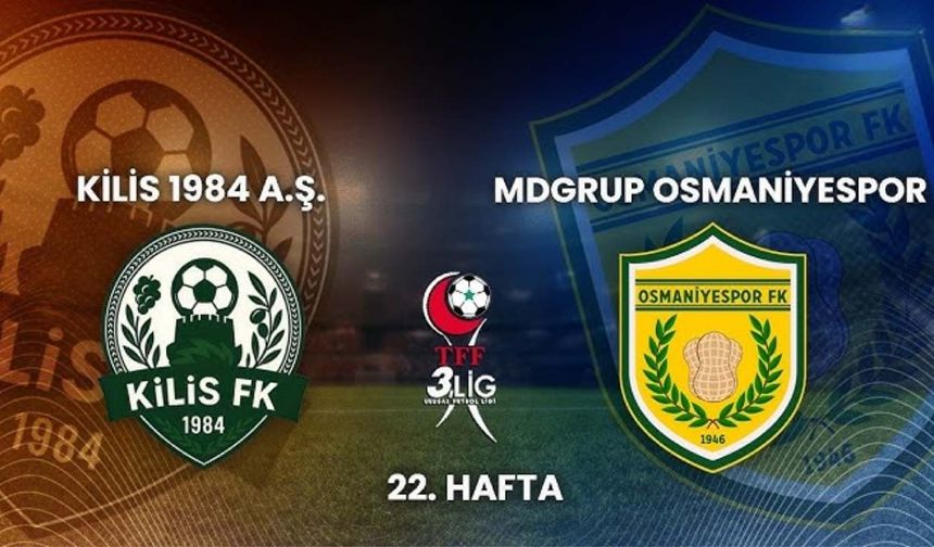 Osmaniyespor'a Kilis Şoku! Play-Off Yolunda Ağır Darbe