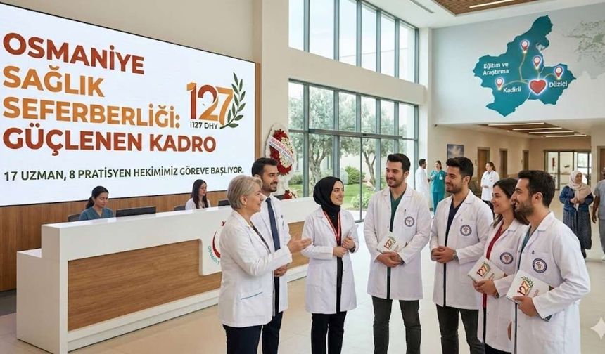Osmaniye'ye Sağlık Müjdesi! 25 Yeni Doktor Kadrosu Açıklandı