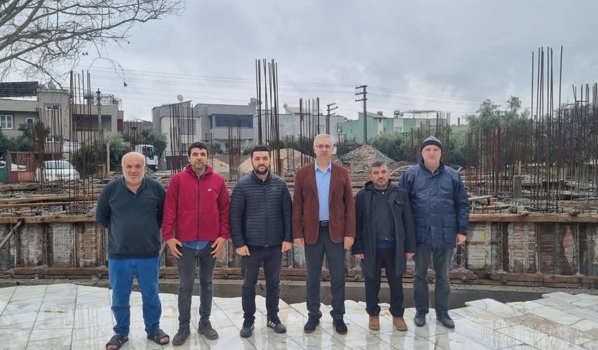 Osmaniye İl Müftüsü Dr. Ahat Taşcı, Süleymaniye Camisi’nin Yeniden İnşaatını Denetledi