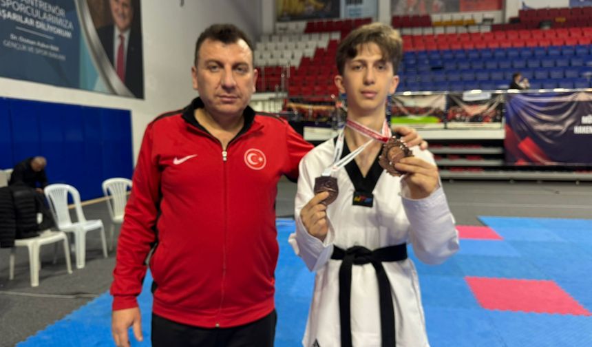 Taekwondo Şampiyonası’nda Osmaniyeli Sporcu Furkan Duran Zirveye Çıktı