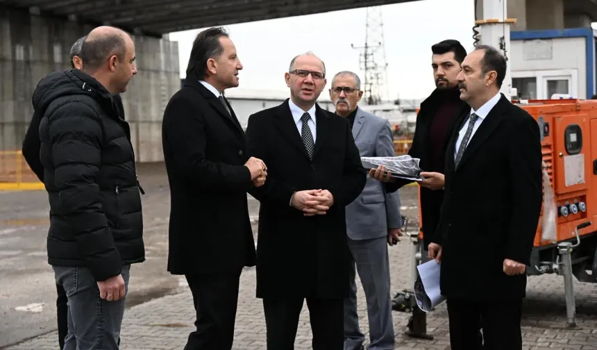 Vali Serdengeçti Ulaşım Projelerini Yerinde İnceledi