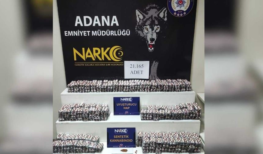 Adana’da yasaklı madde operasyonu: 2 kişi tutuklandı