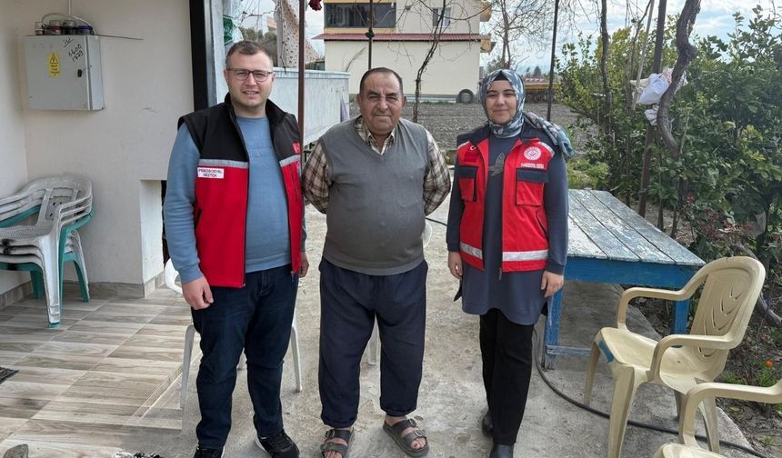 "Asla Yalnız Değilsiniz": Kadirli Sosyal Hizmetler'den Gazimize Vefa