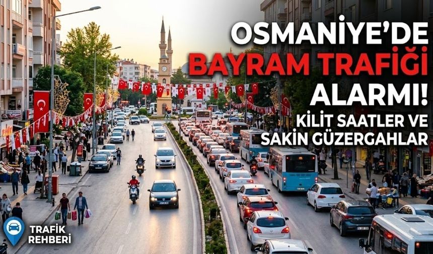 Bayramda Osmaniye Trafiği Kilitlenmesin: İşte En Yoğun ve En Sakin Saatler!