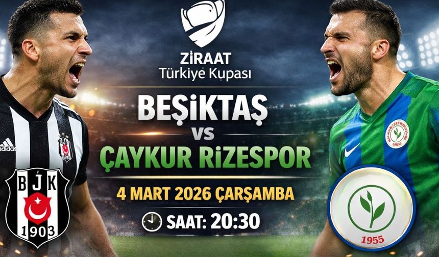 Beşiktaş – Çaykur Rizespor Maçı Ne Zaman, Saat Kaçta ve Hangi Kanalda?