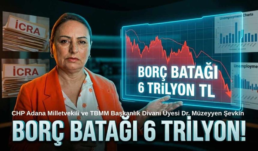 CHP’li Müzeyyen Şevkin’den Ekonomi Uyarısı İşsizlik ve Borç Büyüyor