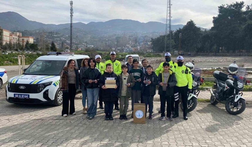 Düziçi’nde Trafik Eğitimi Hiç Bu Kadar Tatlı Olmamıştı!
