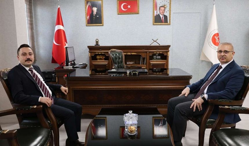 Hasanbeyli Kaymakamı Bütüner’den İl Müftüsü Taşcı’ya İade-i Ziyaret