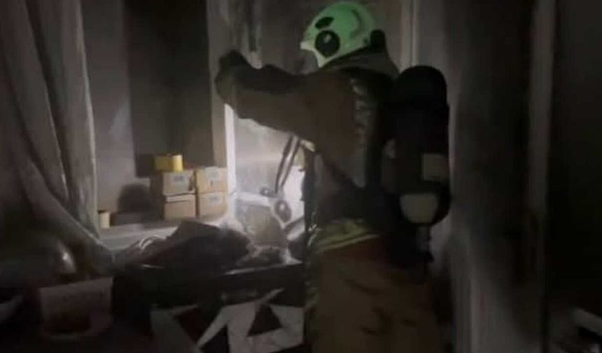 İskenderun’da ev yangını: Dairede hasar oluştu