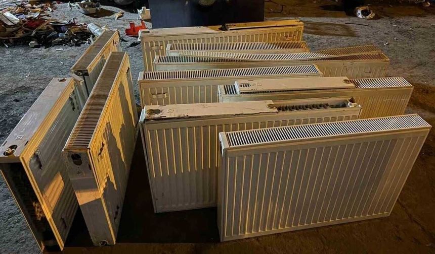 İskenderun’da kalorifer peteği hırsızları yakalandı