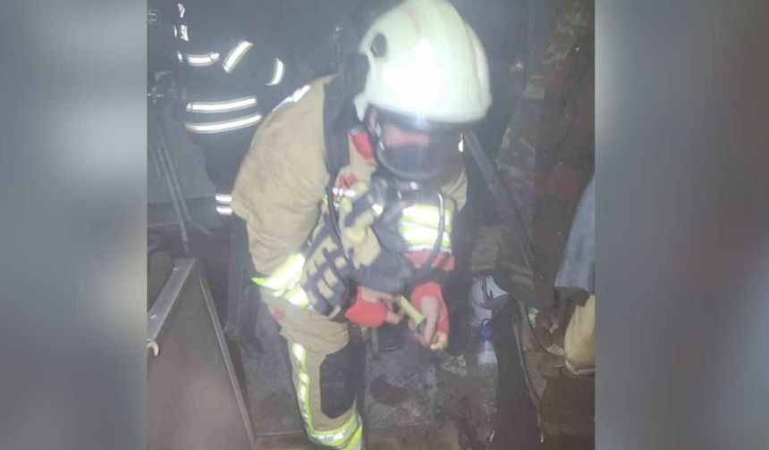 Kırıkhan’da ev yangını kısa sürede söndürüldü