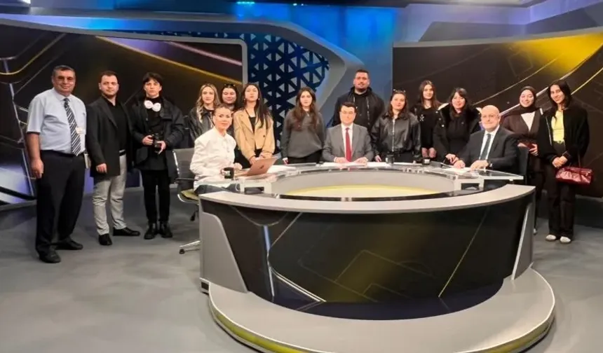 OKÜ MYO Öğrencileri, Ankara'da Medya Dünyasına Teknik Gezi Düzenledi