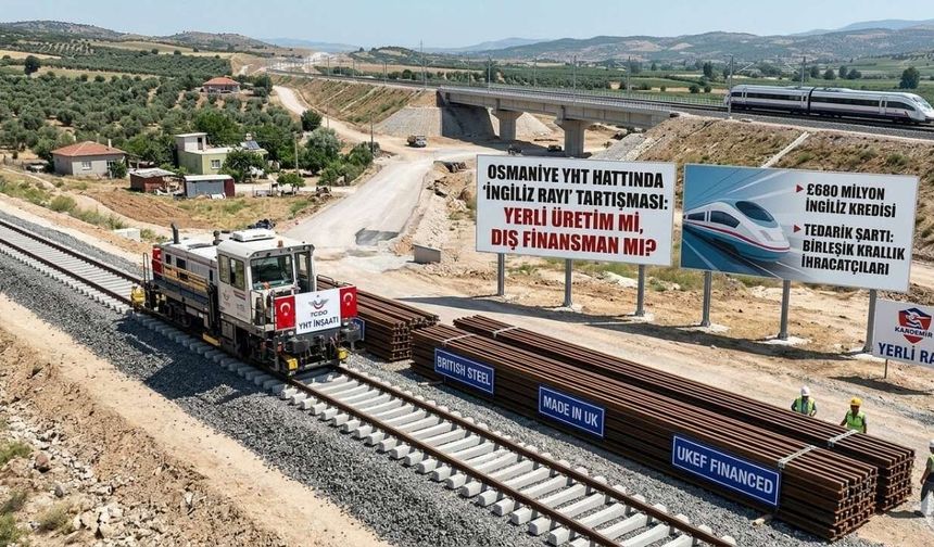 Osmaniye Hızlı Tren Hattında "İngiliz Rayı" Tartışması: Yerli Üretim mi, Dış Finansman mı?