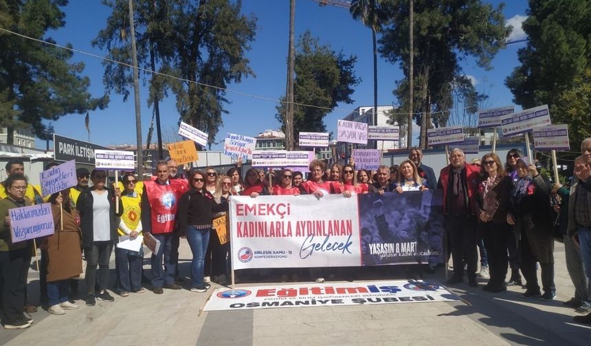 Osmaniye'de 8 Mart'ta Tek Ses: "Yaşamak İstiyoruz!"