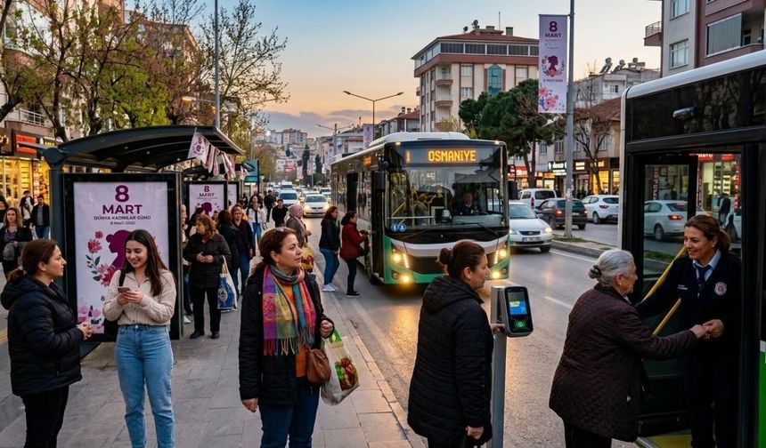 Osmaniye'de 8 Mart'ta Ulaşım Ücretsiz mi?
