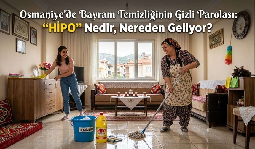 Osmaniye’de Bayram Temizliğinin Gizli Parolası: "Hipo" Nedir, Nereden Geliyor?