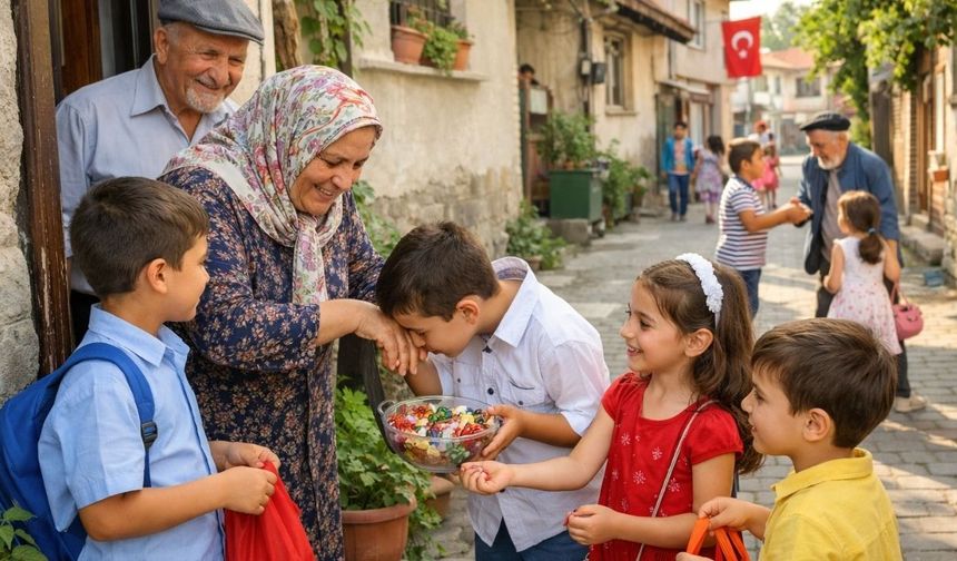 Osmaniye'de çocukların bayramı nasıl geçiyor? Osmaniye'de Ramazan Bayramı geleneği yaşatılmaya devam ediyor!