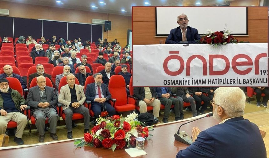 Osmaniye’de “Namazla Diriliş” Konferansı Düzenlendi