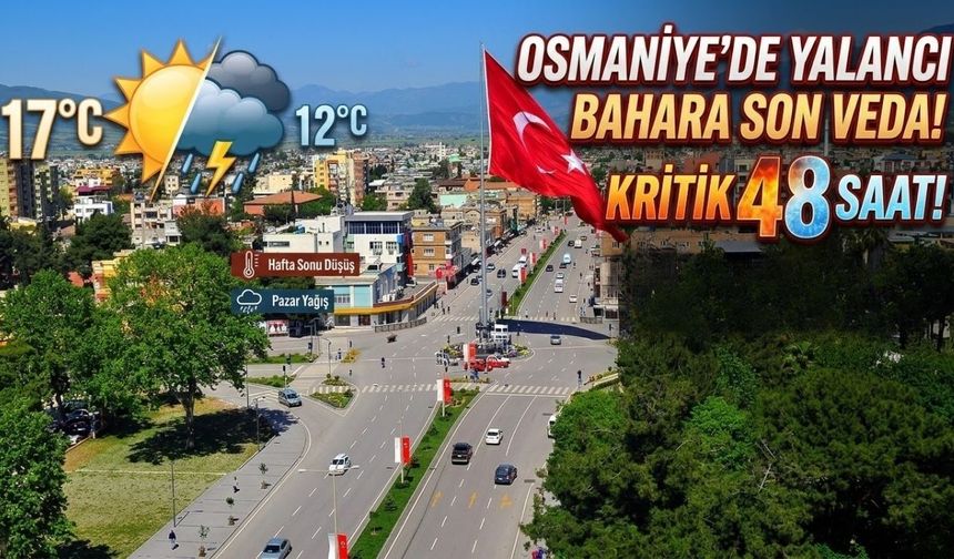 Osmaniyeliler Dikkat! Güneşe Aldanmayın, O Gün Resmen "Kış" Geri Dönüyor!