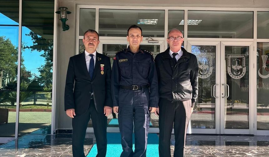 Şehit Aileleri ve Gaziler Derneği’nden İl Jandarma Komutanı Kaytez’e Ziyaret