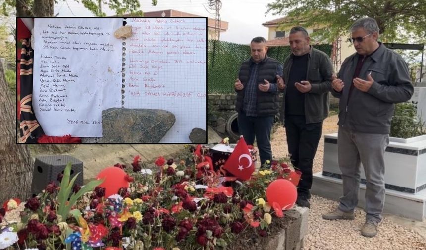 23 Nisan’da Yürek Burkan Manzara: Minik Adnan’ın Mezarı Mektup ve Şiirlerle Donatıldı