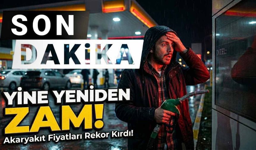 Sürücülere Kötü Haber Akaryakıt Fiyatlarına Yine Zam