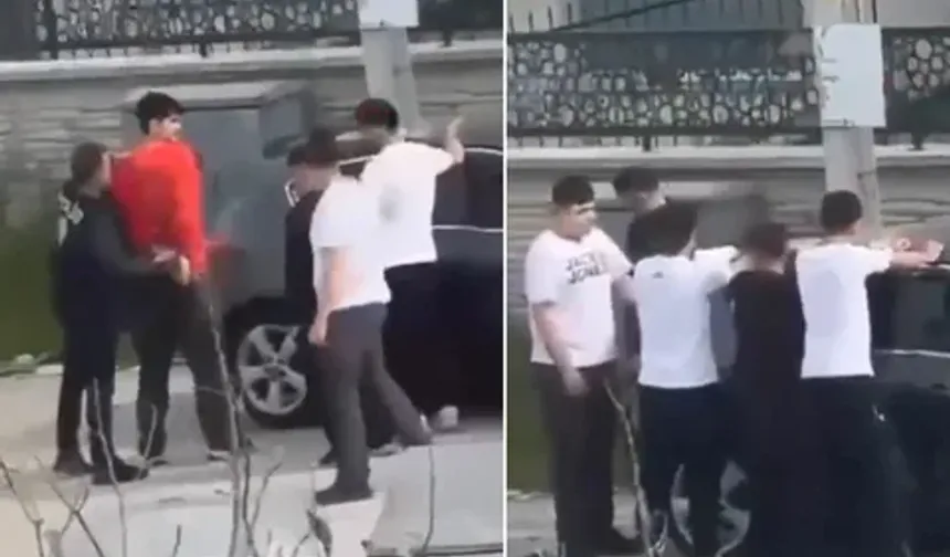 Bıçakla Okula Girmeye Çalışan Şahıs, Polis Memurunun Dikkatiyle Son Anda Durduruldu