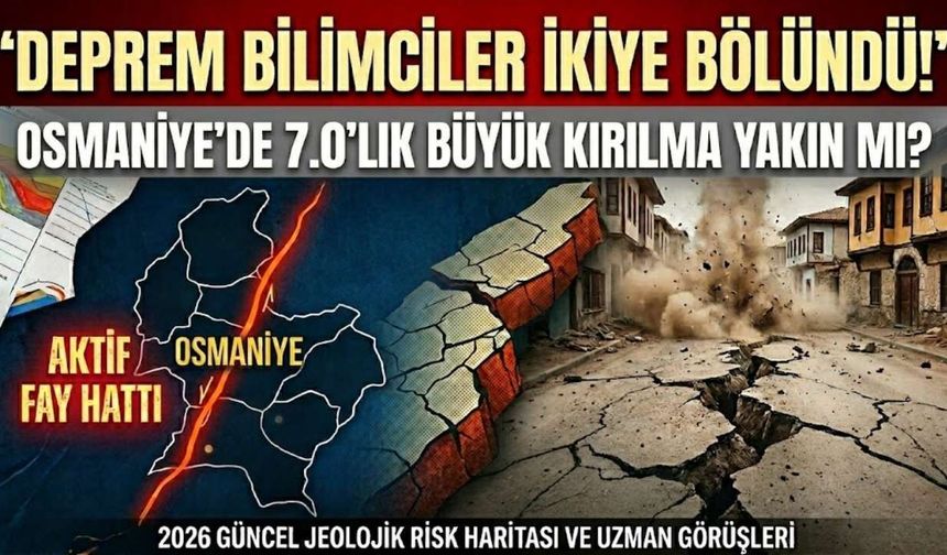 Deprem Bilimciler İkiye Bölündü! Osmaniye’de 7.0’lık Büyük Kırılma Yakın mı?