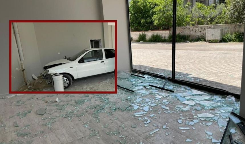 Düziçi'nde Otomobil Boş Dükkana Daldı: 1 Yaralı