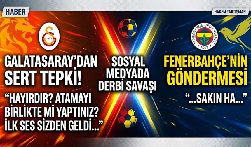Galatasaray ve Fenerbahçe Birbirine Girdi