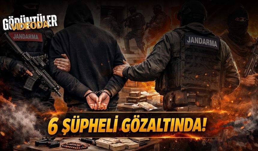 Görüntüler Videoda! Jandarmadan DEAŞ’a Ağır Darbe: 6 Şüpheli Kıskıvrak Yakalandı!