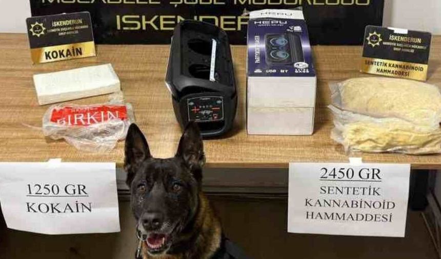 Hatay’da Müzik Kutusundan Milyonluk Uyuşturucu Çıktı