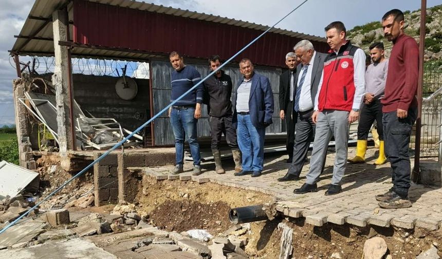 Hemite Köyü’nde Hasar Tespit Çalışmaları Başladı