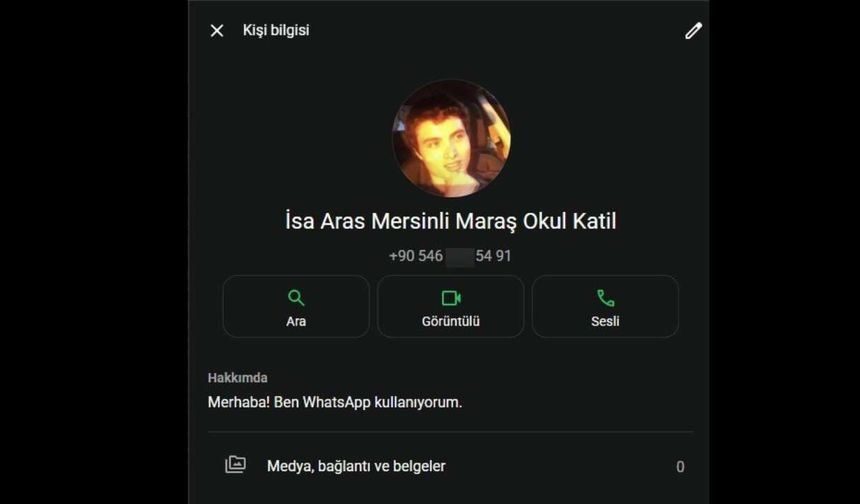 Kahramanmaraş Okul Saldırganı Hakkında Kan Donduran Detay: Profilinde Elliot Rodger İzleri